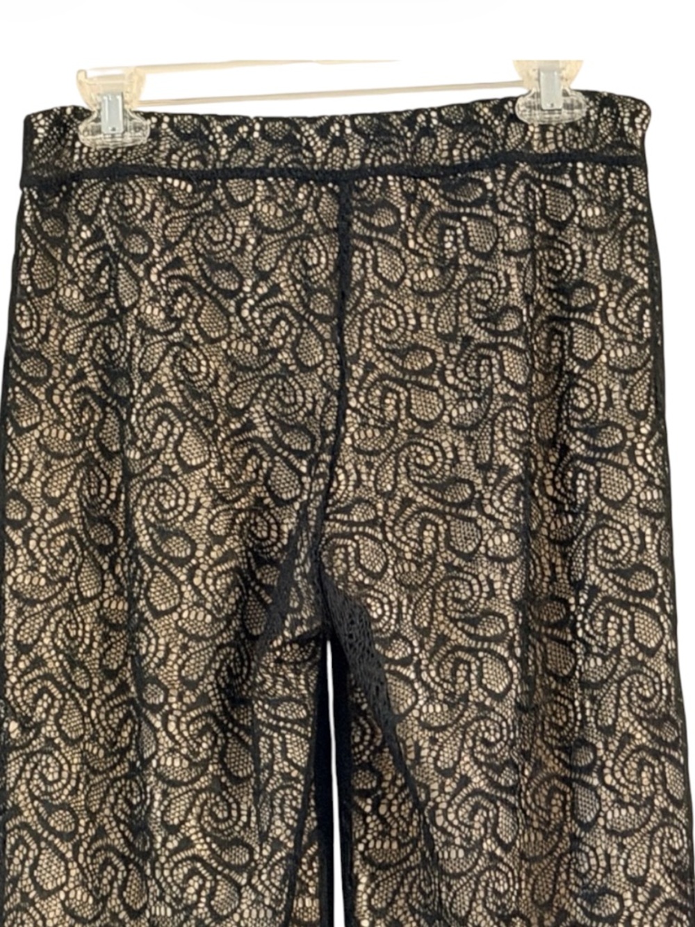 Boston Proper Black Wide Leg Lace Pants Size S - Picture 8 of 14